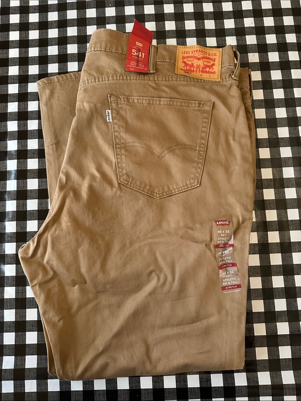 Levi's Men's Stretch 541 in Khaki Brown